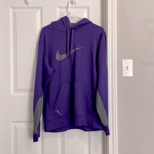 Men’s Purple Nike Hoodie/Pullover Therma-Fit